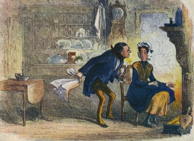 In Dickens Land - Little Dorrit Postkarte, 1907 von Hablot Knight Browne